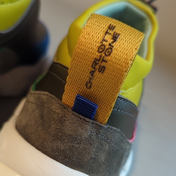 Charlotte Stone Sneakers Slip On Chunky Colorful size 8 - Picture 8 of 10